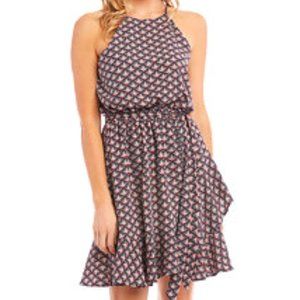 ~Karen Kane Women's Ruffled Faux Wrap Dress new with tags